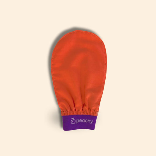 Peachy - Gants exfoliants peau douce et lisse